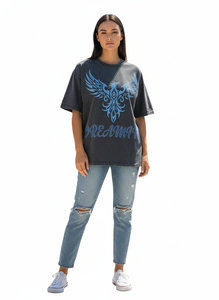 Camisetas Personalizadas de Marca, 100% Algodón, Estampado Digital Gráfico Extra Grande, para su Propio Logotipo, Material de Punto Largo - Product Image 6