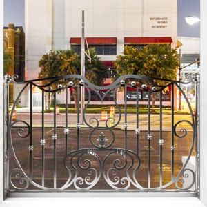 Decorative Wrought Iron & Stainless Steel Villa Balcony Railing Modern Durable and Secure Balcony Design Solutions - Product Image 5