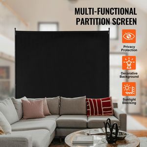 Divisorio per Interni a Pannello Singolo da 6 Piedi, Schermo Privacy Autoportante, Unità di Separazione Stanza con 3 Pannelli per Divisione Ambienti - Product Image 2