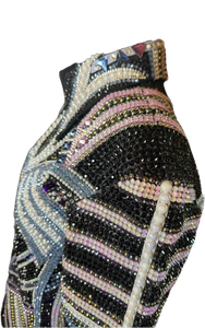 Ladies Premium Western Horse Riding Show Jacket for Rodeo Barrel Racing and Showmanship Competition - Product Image 4