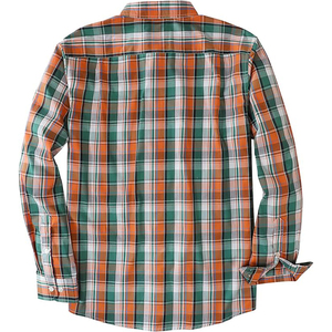 Men's Custom Logo Printed <b>Flannel</b> Casual Summer Shirts 100% Cotton Breathable Eco-Friendly Trendy - Product Image 2
