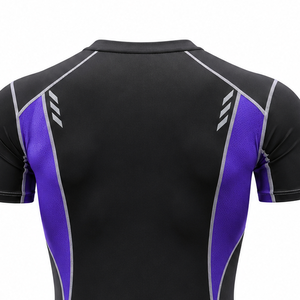 Ensemble de vêtements de sport pour homme, t-shirt de course à pied pour la salle de sport, short athlétique, vêtements de sport pour l'entraînement physique, vêtements de sport légers et respirants, vêtements de sport en maille - Product Image 4