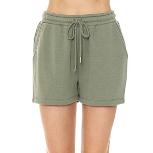 กางเกงขาสั้นสเวตเชิ้ตคุณภาพสูง ดีไซน์ใหม่ทันสมัย สีพื้น ขายส่ง - Product Image 1