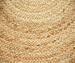 <b>Half</b> Circle Jute Area Rug Solid Color Flat Weave Non <b>Slip</b> Farmhouse Style Living Room Use Spot Clean Thin 0.2-0.4 in - Product Image 6