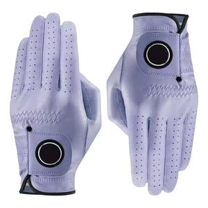 Guante de Golf de Alta Calidad Personalizado a Todo Color para Zurdos, de Cuero Cabretta, Suave, Transpirable, Ligero, de Dedo Completo y Ajustable - Product Image 4