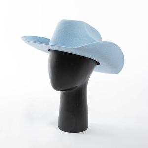 Chapeau de cowboy en feutre 100% laine, chapeau de soleil chaud décontracté pour femmes, nouvelle arrivée automne-hiver, mode tendance - Product Image 1