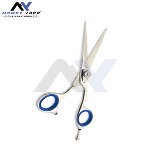 Tijeras de Barbero para Diestros, Hoja Recta Personalizada, Punta Afilada, Tijeras de Peluquería Ligeras con Mango Mediano para Corte de Cabello en Salón - Product Image 4