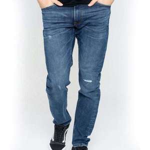 Pantalones Vaqueros Casuales de Mezclilla para Hombre de Alta Calidad, Estilo Recto y Elegante con Cintura Media, Pantalones de Moda Urbana - Product Image 1