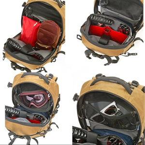 Skiing and Snowboarding Travel Luggage Ski Boot Travel Backpack Ski Snowboard Boots Bag for Skiing - Product Image 4