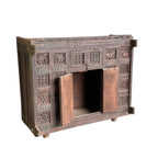 Caja de Madera DAMCHIYAN Hecha a Mano, Arte Tradicional del Himalaya, Caja de Madera Maciza con 3 Cajones, Decoración para Sala de Estar, MOQ 1 Contenedor - Product Image 3