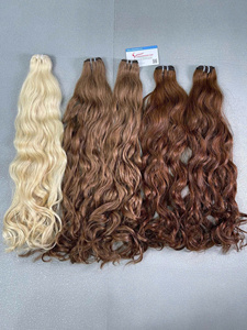 Fournisseur de Cheveux Naturels : Mèches de Cheveux Vierges Ondulés et Lisses, Double Tirage, Plusieurs Couleurs Naturelles - Product Image 6