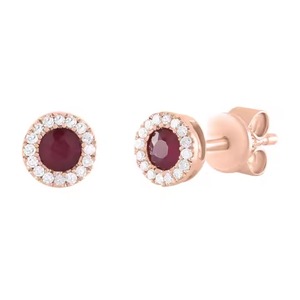 New Indian Manufactured Luxury Moissanite Diamond <b>Earrings</b> for Women's Certified Round Cut Sustainable Fine Available For Sale - Product Image 2