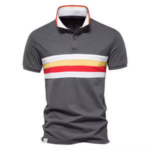 Camiseta Polo Personalizada para Hombre, Absorbente de Humedad, Transpirable, de Poliéster y Algodón, Informal, Talla Grande, Camiseta Polo de Verano de Alta Calidad - Product Image 1