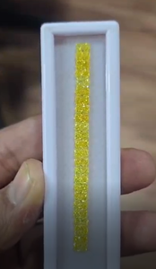 0.30 to 1.00 carat yellow lab grown loose <b>diamonds</b> hpht type 2 oval pear cushion radiant marquise emerald heart princess cut - Product Image 3