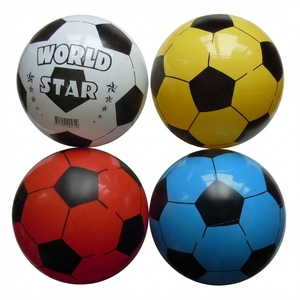 Ballon de football gonflable en PVC-plastique, diamètre 8,5 pouces, poids 80-100g, pour les enfants de 5 à 7 ans - Product Image 1