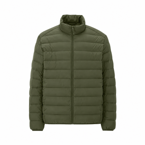 Veste longue matelassée pour homme, hiver, doublée en laine, imperméable, coupe-vent, respirante, OEM, style doudoune - Product Image 1