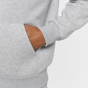 Chándal Gris con Capucha para Hombre, Manga Larga, Color Sólido, Transpirable, Informal, para Otoño, Corte Regular, Bolsillos Laterales, Cintura Elástica - Product Image 3