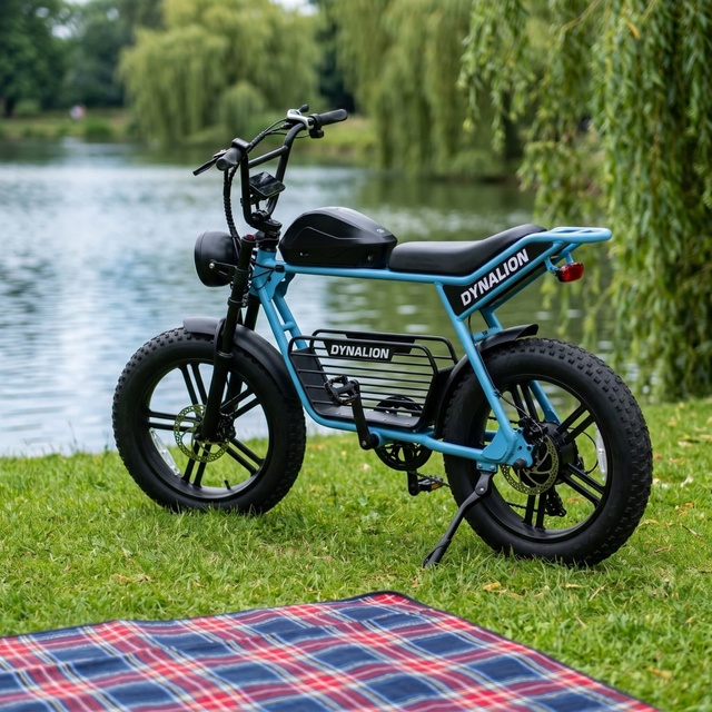 Fat Tire Electric Bike with Stable Design, Safe E-Bike for Elderly Riders and Leisure Use