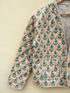 Edredón Acolchado Hecho a Mano en India, 100% Algodón Ecológico, Antiarrugas, Transpirable, de Secado Rápido, con Bolsillo Frontal, Estampado Digital, para Invierno - Product Image 5