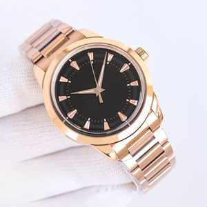 Classical High-end Aesthetic Luxury Gold <b>Case</b>, Stainless Steel Strap, Business Commuting Sports Automatic Mechanical Men's <b>Watch</b> - Product Image 1