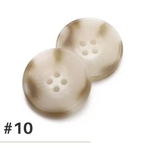 High Quality Custom Round 4-Hole Buffalo Horn Animal Style Durable <b>Handmade</b> Sewing Buttons for <b>Clothes</b> Shirt Suit - Product Image 4