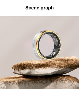 SR01 Meilleure bague intelligente en acier inoxydable avec suivi <span class=keywords><strong>de</strong></span> la santé, fréquence cardiaque, <span class=keywords><strong>cycle</strong></span> <span class=keywords><strong>menstruel</strong></span>, Anillo Inteligente pour femmes, à porter au quotidien - Product Image 2
