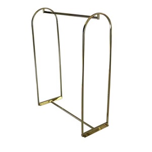 Porte-vêtements mural vertical robuste en métal industriel de haute qualité pour boutique - Product Image 1