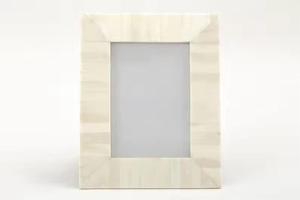 Modern HASAN CRAFT HC-0001 Eco-Friendly Wooden Photo <b>Frame</b> Rectangular Vertical Handmade Tabletop Display Chevron Pattern Inlay - Product Image 6