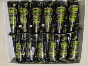 Encre de tatouage au henné brun naturel Neeta 25g Sans produits chimiques Biologique Mains et pieds Fluide Couleur foncée Séchage rapide - Product Image 4