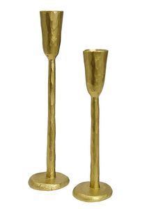 Vintage Antique <b>Brass</b> Cast Aluminum Taper Candle <b>Holder</b> Elegant Luxury Metal Gold <b>Candlestick</b> For Home Wedding Party Decoration - Product Image 3