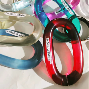 Cadena de Resina de Color Hermoso, Cadena Decorativa Multiusos de Lujo Personalizada, Cadenas de Resina Acrílica para Decoración de Paredes - Product Image 1