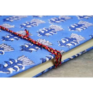 Custom <b>Made</b> <b>hand</b> block Printed Handmade <b>Paper</b> Journals Creative Fabric Portable Design Offering Artisan Designs Natural Texture - Product Image 4