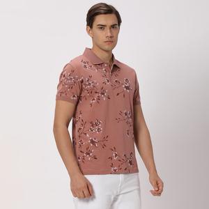 Polo de última moda, transpirable, de manga corta, de alta calidad, con impresión de logotipo personalizado, en algodón oscuro, para hombre. - Product Image 5