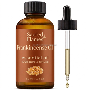 Huile Essentielle d'Encens 100% Pure et Naturelle, Marque Privée Sacred Flames, Huile d'Aromathérapie Biologique Boswellia Serrata, Fabriquée en Usine, 50ml - Product Image 2
