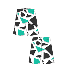 Pantalones Cortos Deportivos con Estampado Geométrico para Hombre, de Secado Rápido, Cintura Elástica, Estilo Casual, Venta al Por Mayor, OEM, Personalizados - Product Image 1