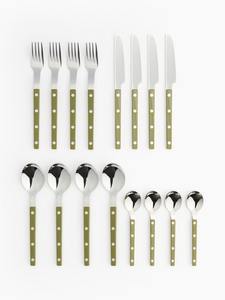 Juego de Cubiertos con Mango de Resina Verde, Ideal para Cenas Familiares, Recepción de Invitados, Fiestas y Uso Diario, Venta al por Mayor desde India - Product Image 5