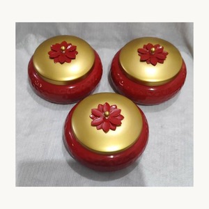 Premium Metal Gold Dry Fruits <b>Box</b> Customized Luxury Gift Packaging <b>Storage</b> Container Back to School Steamable Foldable - Product Image 2