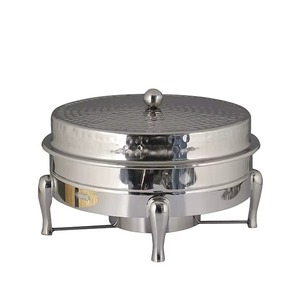 Gold Stainless Steel Chafing Dish Buffet With Lid for Hotel <b>Wedding</b> Party Catering By India Manufacturer Chafing Dish - Product Image 3