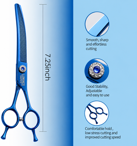 Premium Pet Grooming <b>Scissors</b> Set – Made from High-Quality Stainless Steel, Professional <b>Dog</b> & Cat Hair Cutting Kit with Case - Product Image 1