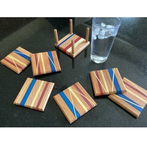 Trending Epoxy Resin & Wood <b>coaster</b> for Coffee Tea Cup Decor Use Placemat <b>Table</b> Pad square <b>coaster</b> Sets For Restaurant Party Use - Product Image 1