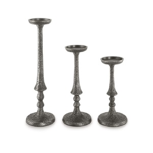 Best Selling Antique <b>Candlestick</b> <b>Holder</b> Indoor And Outdoor Home Decoration Metal Aluminum Pillar For Weddings & Party - Product Image 3