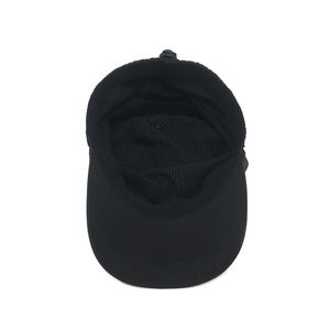 Gorra de Béisbol Personalizada de Nylon Ripstop Negro, Estilo Dad Hat, 6 Paneles, Sin Estructura, Suave y Ligera, para Uso Casual, al Aire Libre y Streetwear - Product Image 5