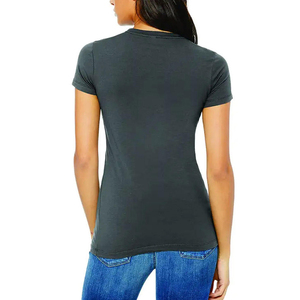 Best Women Solid <b>Purple</b> Crew Neck T-<b>Shirt</b> Short Sleeve Slim Fit Casual 100% Cotton Breathable Jersey Fabric All Seasons Wear - Product Image 5