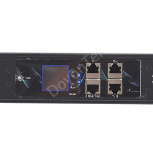 Vente flash - PDU universel DoyonTek triphasé 30A 400V 12 voies IEC C13 C19 montage en rack, prise industrielle en métal, surveillance à distance - Product Image 4