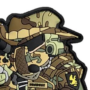 Nouvelles Étiquettes Souples Gaufrées de Haute Qualité, Patchs Logo en Caoutchouc de Silicone, Patchs Personnalisés OEM en Caoutchouc Gaufré, Patchs 3D en PVC pour Vêtements, Durables - Product Image 3