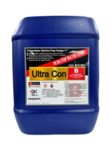 Ultra Con High Strength Polyurethane Grouting Material <b>Concrete</b> Waterproofing Reinforcement Two Component 10kg+10kg DAEHWA Brown - Product Image 2