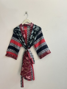 Lot de kimonos indiens en pure soie, peignoirs japonais confortables et doux en soie, robes de chambre florales, tenues de plage, vêtements de nuit pour la maison en été - Product Image 5