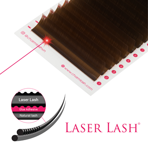 ถาดขนตาปลอม Charmlash สำหรับต่อขนตาแบบเลเซอร์ สีดำด้านกำมะหยี่ ช่วยเพิ่มการยึดเกาะ นวัตกรรมใหม่ นุ่มพิเศษ ปราศจากการทดลองกับสัตว์ - Product Image 1
