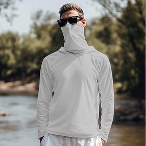 Chemises à capuche de haute qualité avec protection solaire UPF 50+, manches longues, légères - Product Image 4