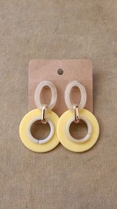 ต่างหูเรซิ่นทำมือขายส่ง เครื่องประดับแฟชั่นทันสมัยสำหรับผู้หญิง - Product Image 4